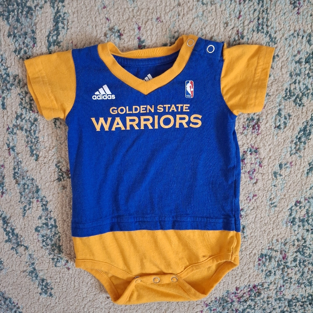 3-6 month Golden State Warriors onesie